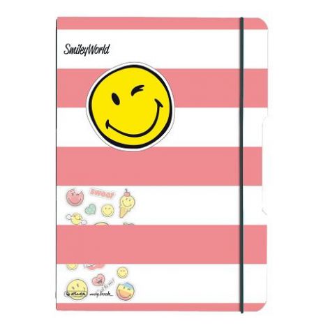Notatnik Herlitz My.Book Flex Smiley A4 2x40, kratka/linia